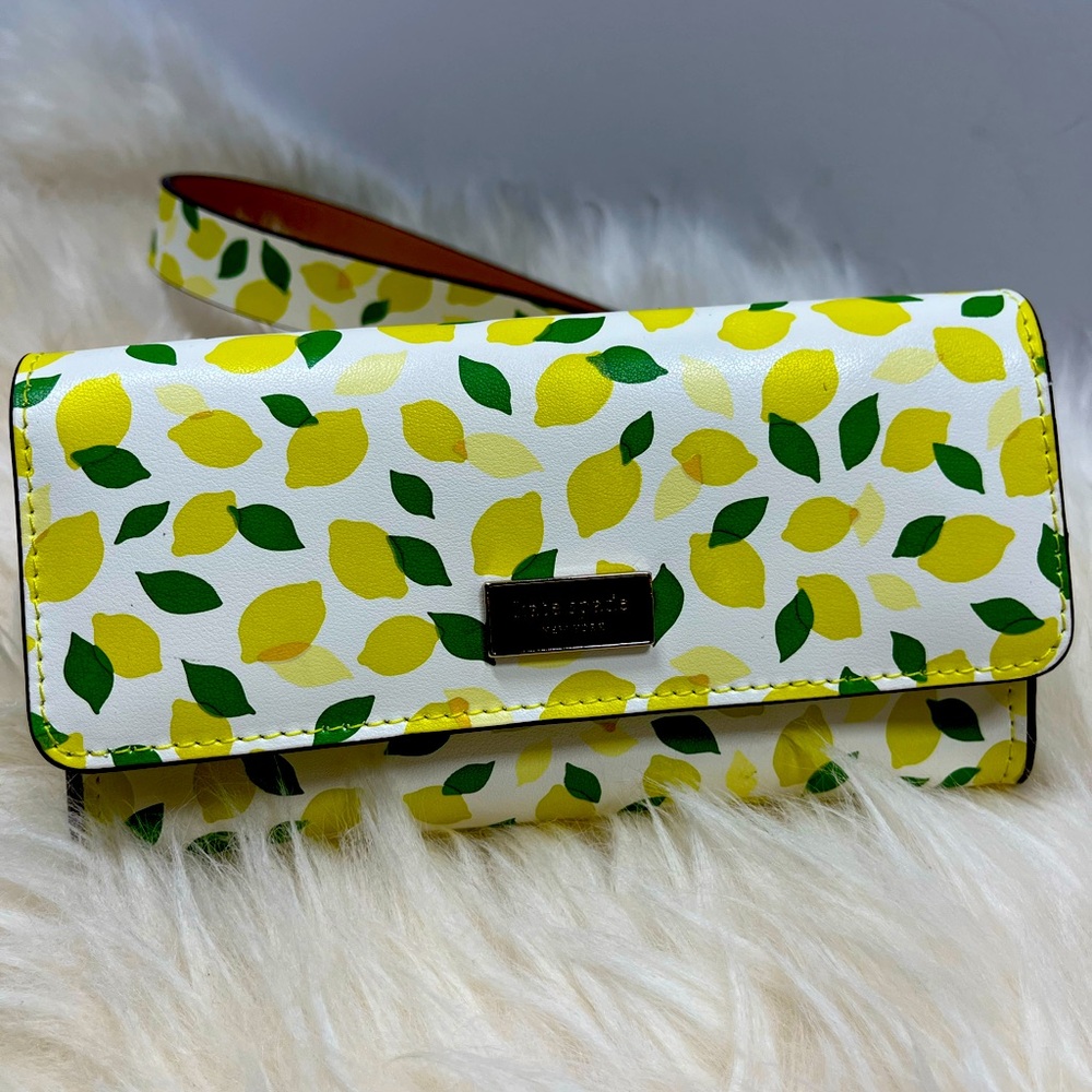 Kate Spade NWOT Lemmon Print Leather Belt Bag & Fanny Pack